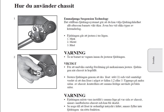 Ställbar fjädring