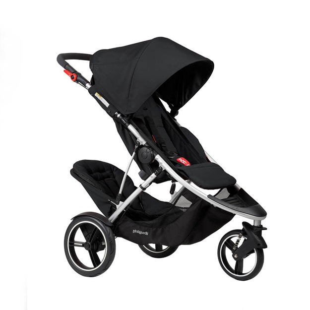 DASH-3qtr-double-stroller-black